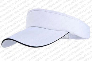 White Tennis Visor Cap – Sandwich