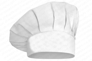 White Mushroom Chef Hat