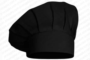 Black Mushroom Chef Hat