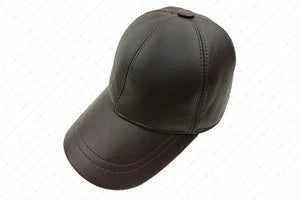 Leather Caps - Brown - Deri1006